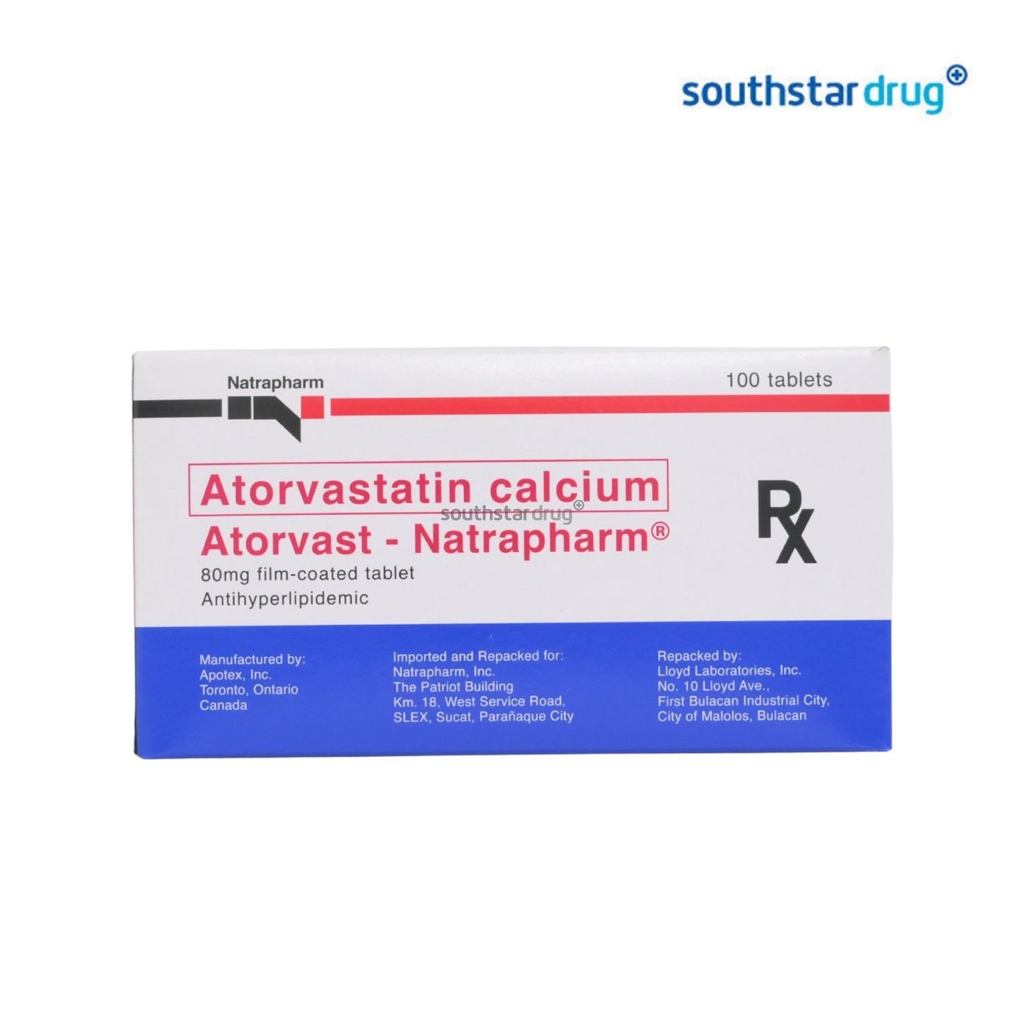 Rx: Atorvast 80mg Tablet