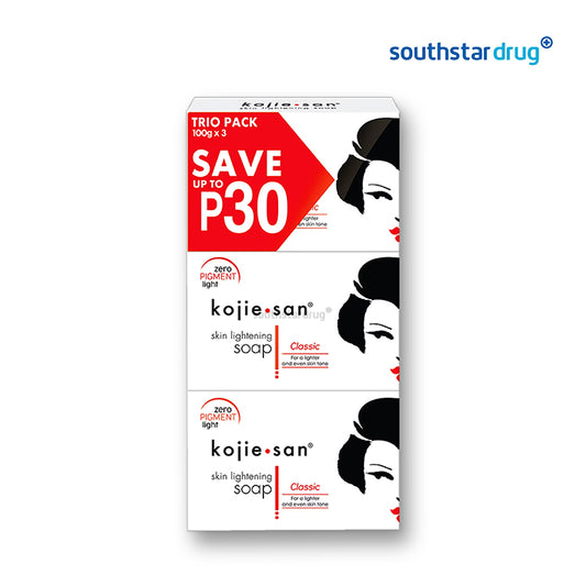 Kojie San Skin Lightening Soap 100g - 3s