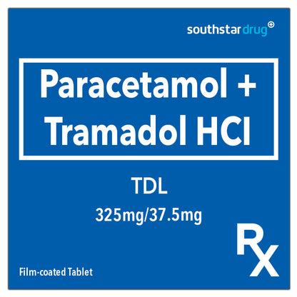 Rx: TDL Plus 325mg / 37.5mg Film-Coated Tablet