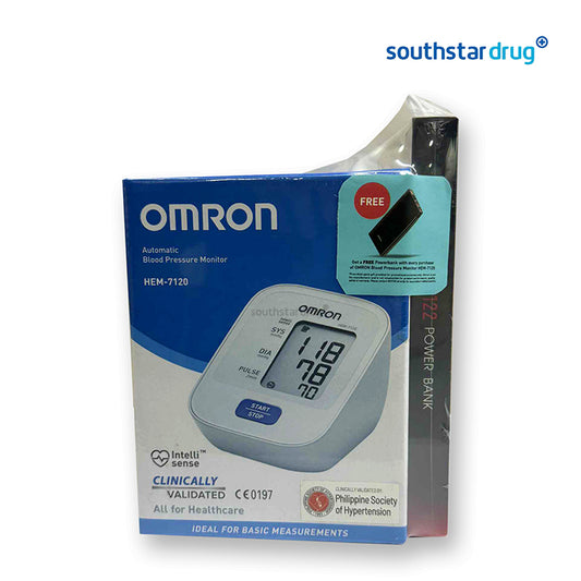Omron HEM-7120 Automatic Upper Arm Blood Pressure Monitor BP BPM Digital w/ Free Powerbank