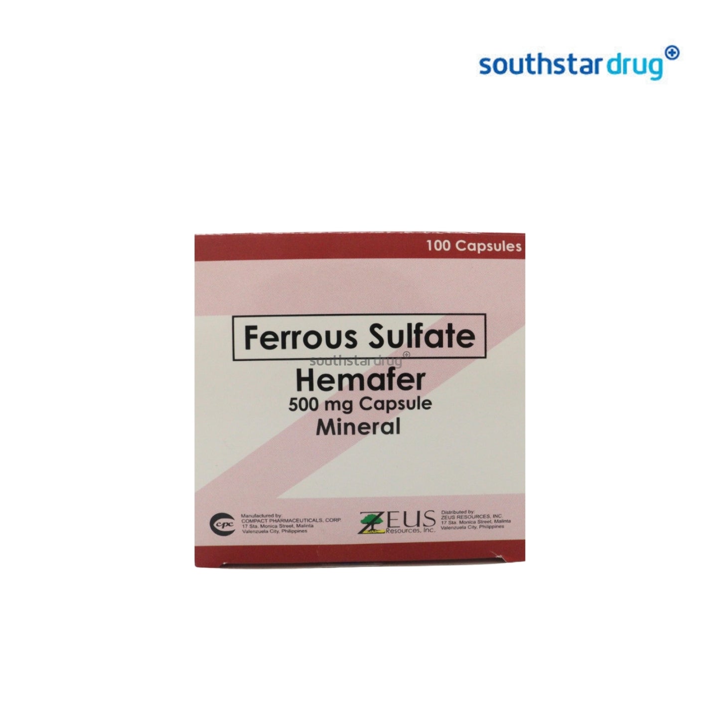 Rx: Hemafer 500mg Capsule