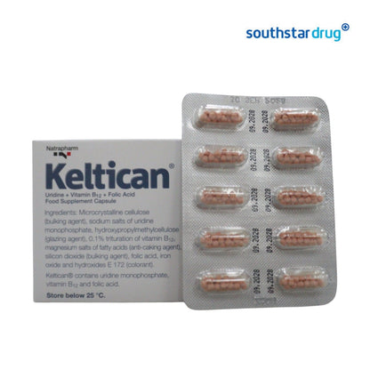 Keltican Capsules 20s – Uridine + Vitamin B12 Nerve Health Supplement