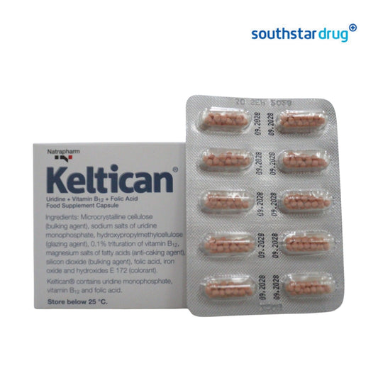 Keltican Capsules 20s – Uridine + Vitamin B12 Nerve Health Supplement