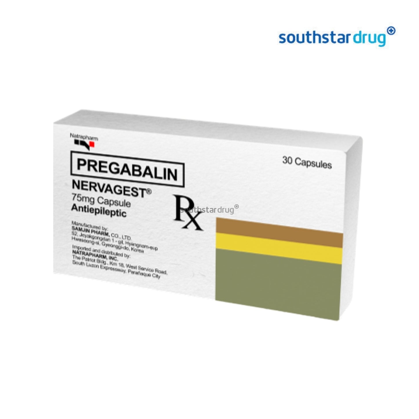 Rx: Nervagest 75 mg Capsule