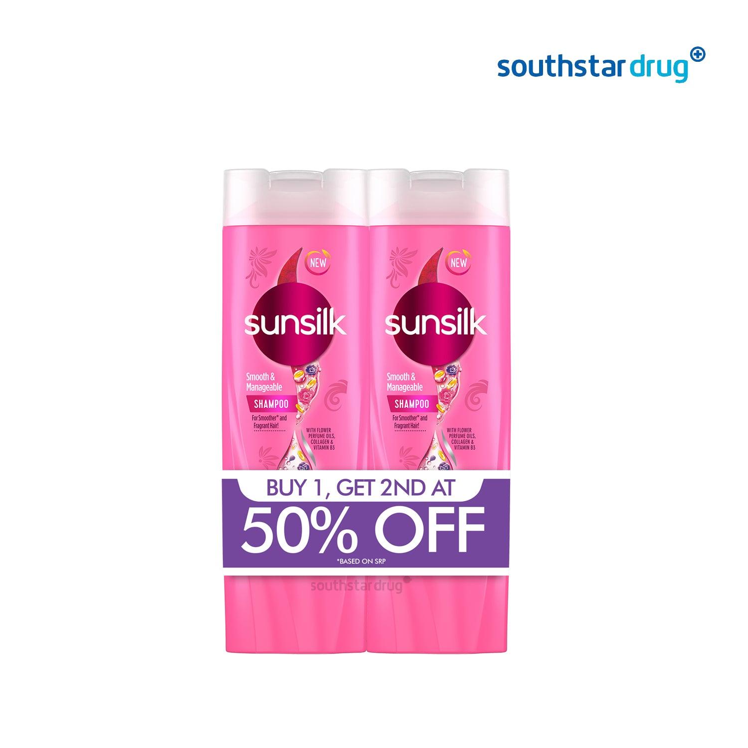 Sunsilk Shampoo Smooth & Manageable 180ml - Southstar Drug