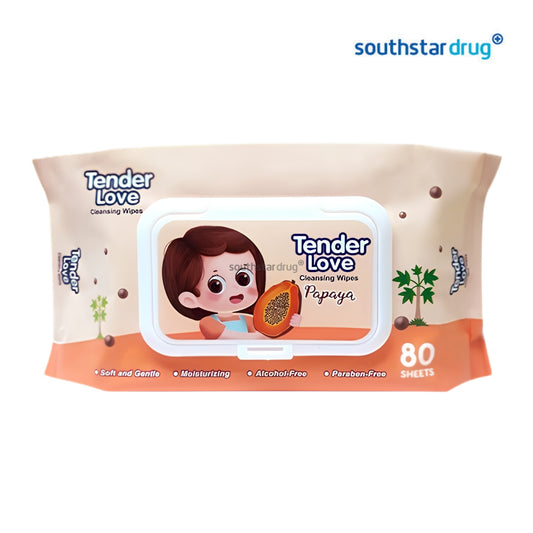 Tender Love Papaya Wipes 80 Pulls