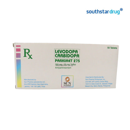 Rx: Parkimet 275 250 mg / 25 mg Tablet