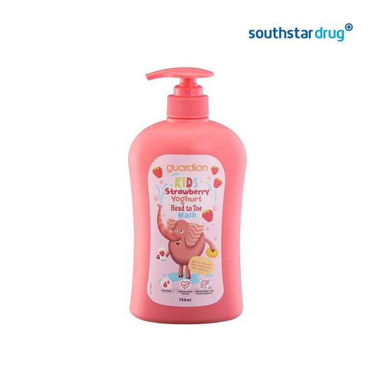 Guardian Kids Strawberry Yoghurt Head to Toe Wash 750ml - Southstar Drug