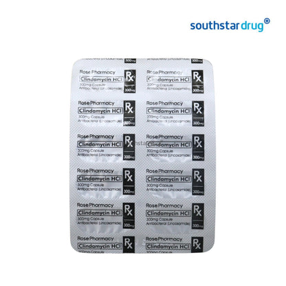 Rx: Rose Pharmacy Clindamycin 300mg Capsule