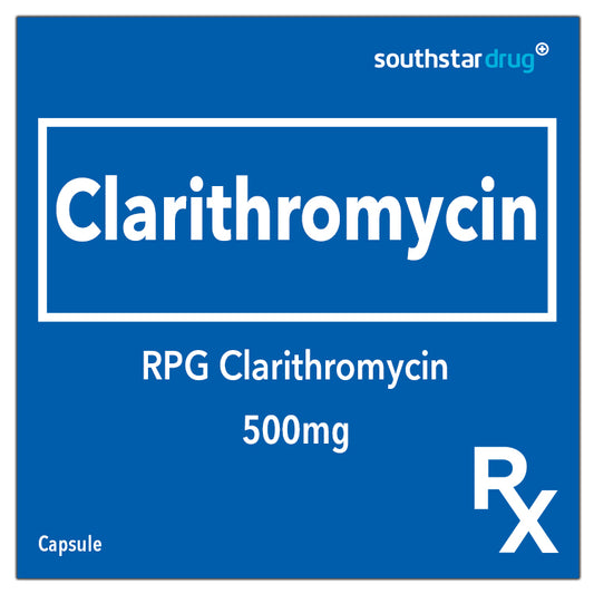 Rx: RPG Clarithromycin 500mg Capsule