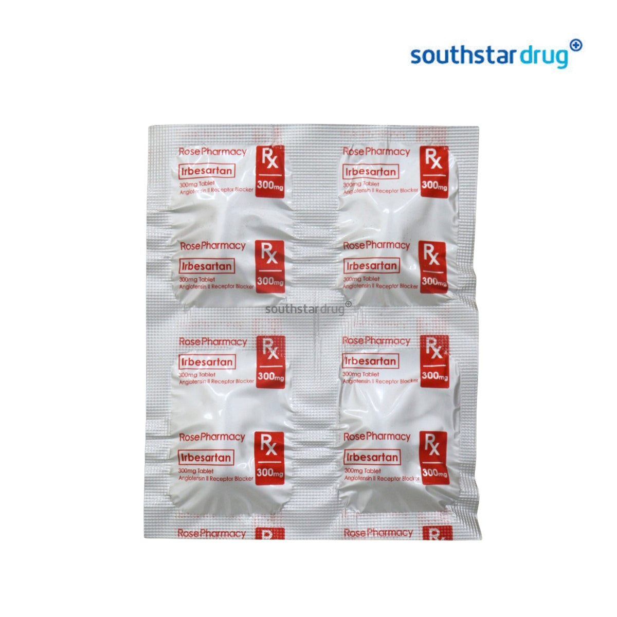 Rx: Rose Pharmacy Irbesartan 300mg Tablet