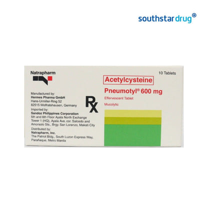 Rx: Pneumotyl 600 mg Tablet