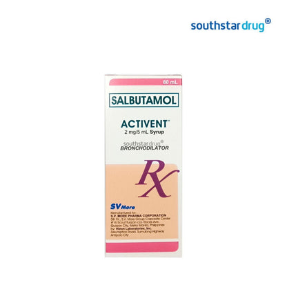 Rx: Activent 2 mg / 5 ml Syrup 60 ml