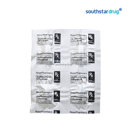 Rx: Rose Pharma Azithromycin 500 mg Tablet