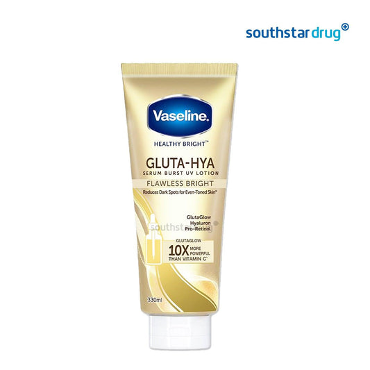 Vaseline Gluta Hya Flawless Bright Lotion 330ml - Southstar Drug