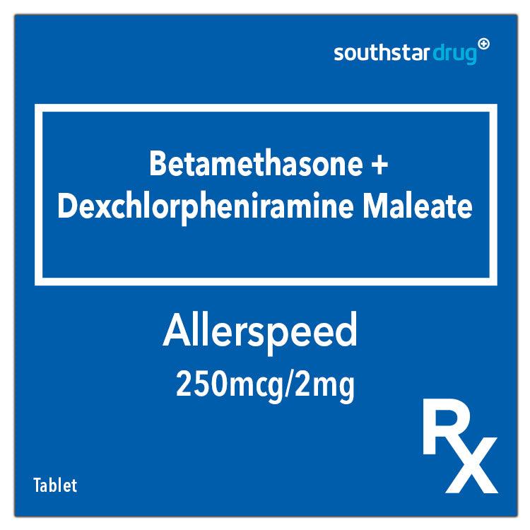Rx: Allerspeed 250mcg/2mg Tablet - Southstar Drug