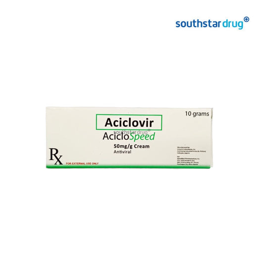 Rx: Aciclospeed 50mg/g Cream 10g