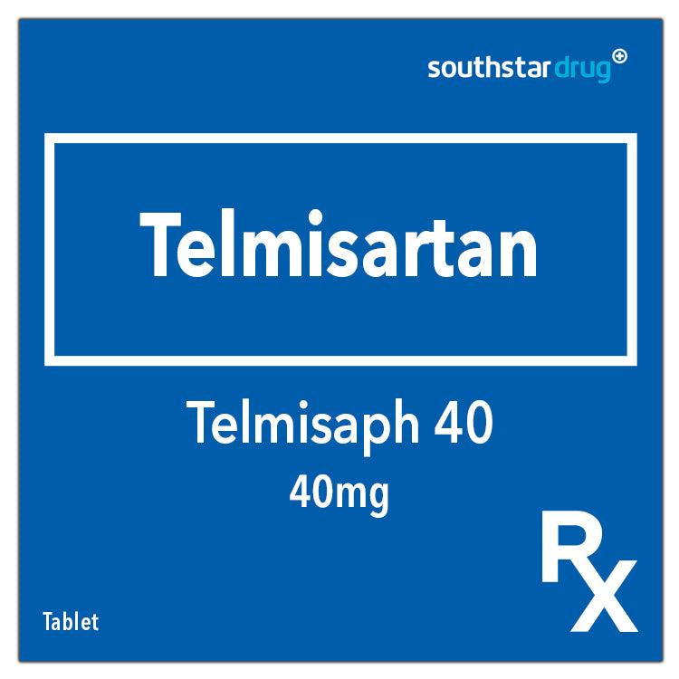 Rx: Telmisaph 40 40mg Tablet