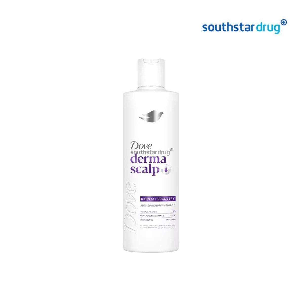 Dove DermaCare Scalp Anti-Dandruff Hairfall Recovery Shampoo 170 ml Bottle