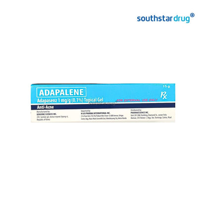 Rx: Adapasenz 1mg/g Gel 15g