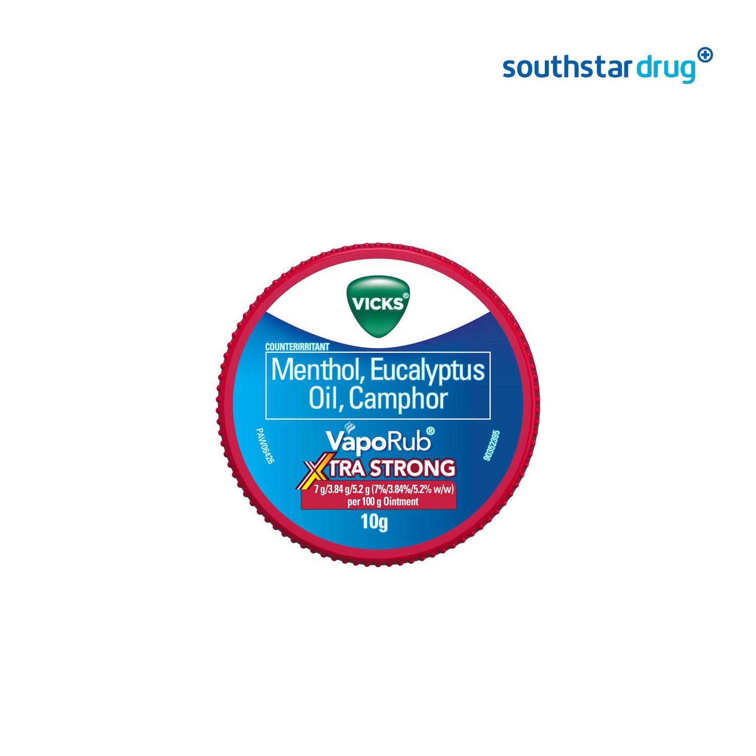 Vicks Vaporub Xtra Strong 10g - Southstar Drug