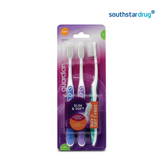 Guardian Slim & Soft Toothbrush - 3s