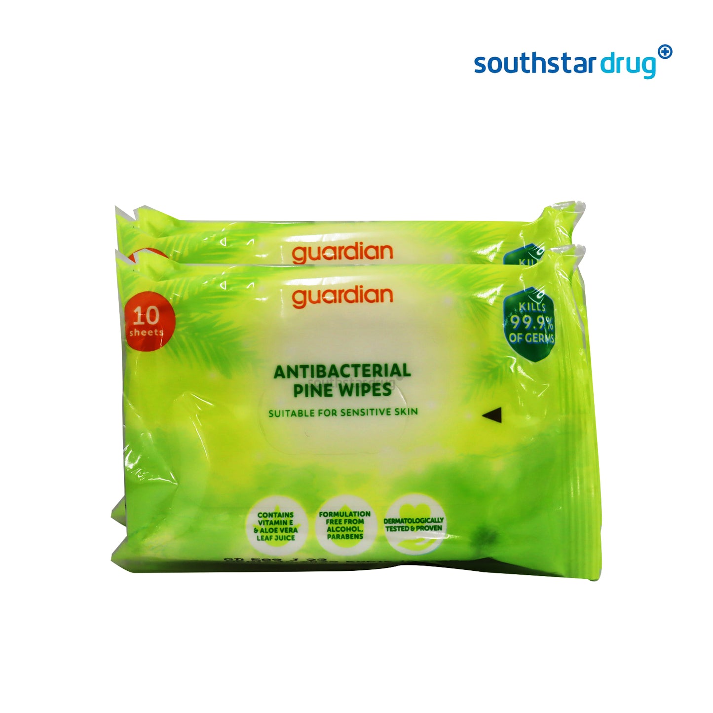 Guardian Wipes Antibac Pine 10Sx3X1