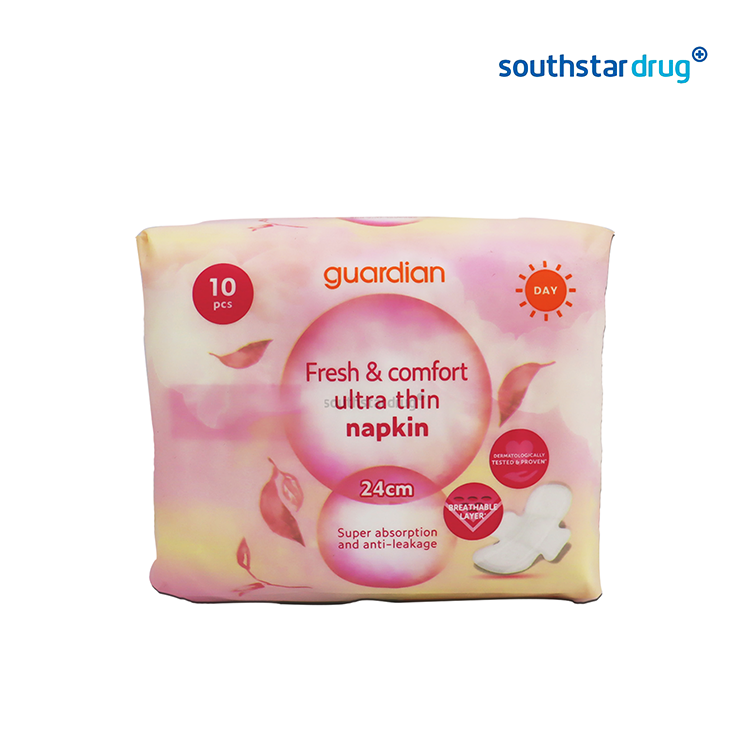 Guardian Day Fresh & Comfort Ultra Thin Napkin - 10s