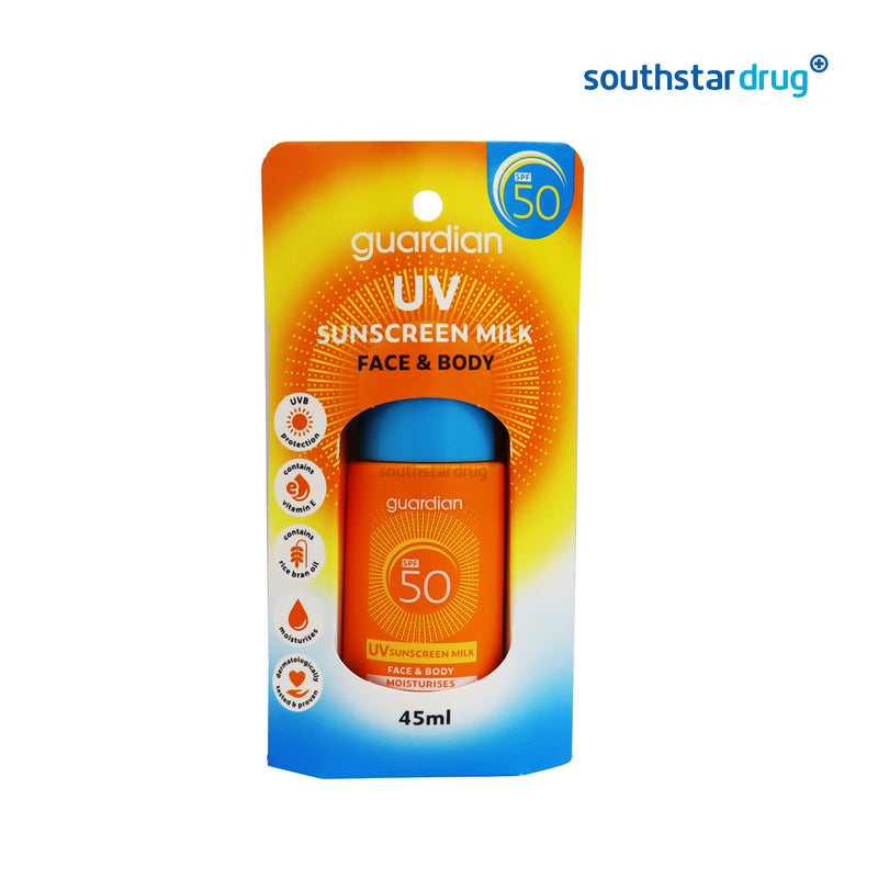 Guardian UV Face & Body Milk SPF50 Sunscreen 45ml