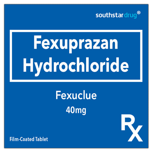 Rx: Fexuclue 40mg Film-Coated Tablet