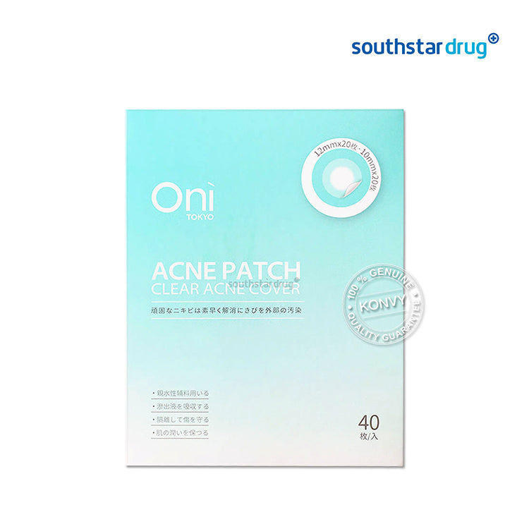 Oni Acne Patch Clear Acne Cover 40 Pieces