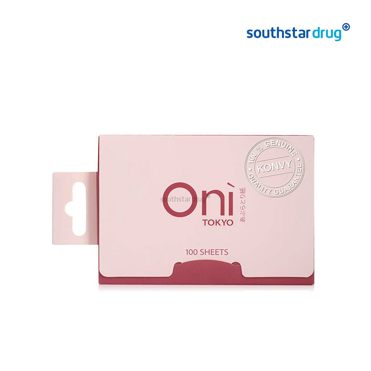 Oni Blotting Paper Rose Oil 100 Sheets