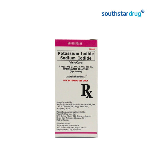 Rx: Visiocare 3mg/3mg 10ml Ophthalmic Solution