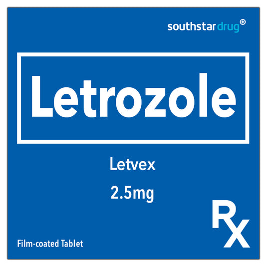 Rx: Letvex 2.5mg Tablet