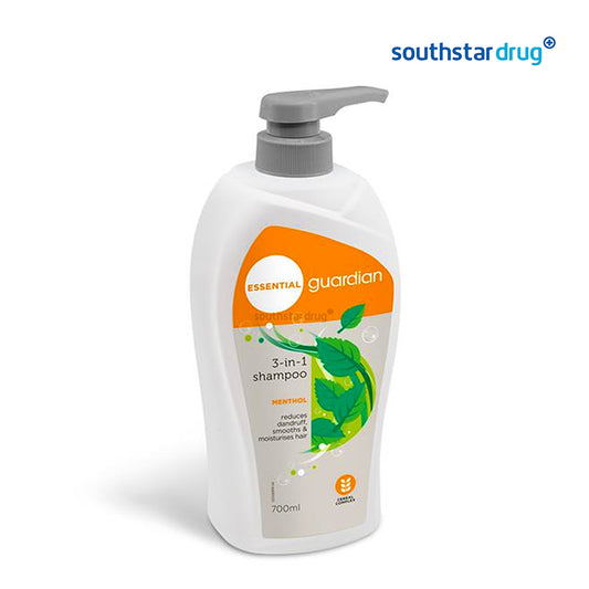 Guardian Essential Shampoo Men’s Menthol 700ml Pump