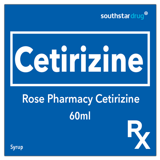 Rx: Rose Pharmacy Cetirizine 60ml Syrup
