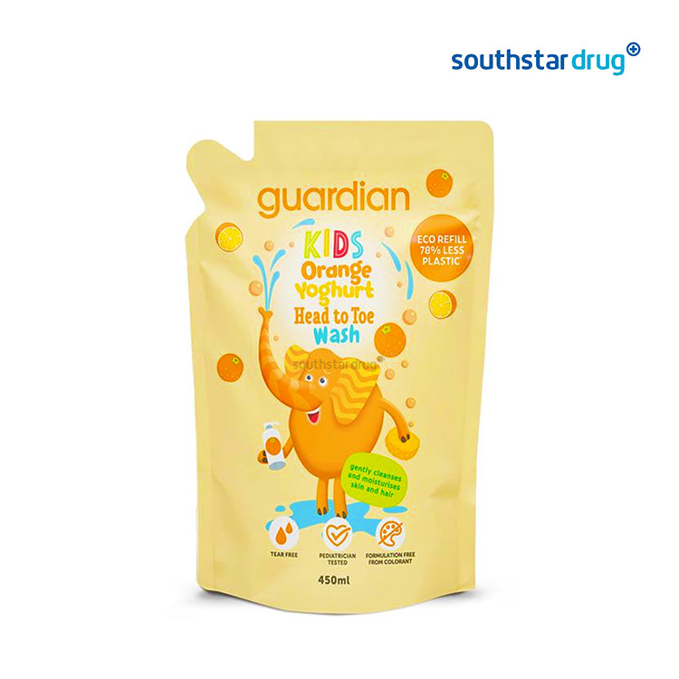 Guardian Kids Body Wash Hot Wheels Orange 450ml Refill