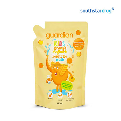 Guardian Kids Body Wash Hot Wheels Orange 450ml Refill