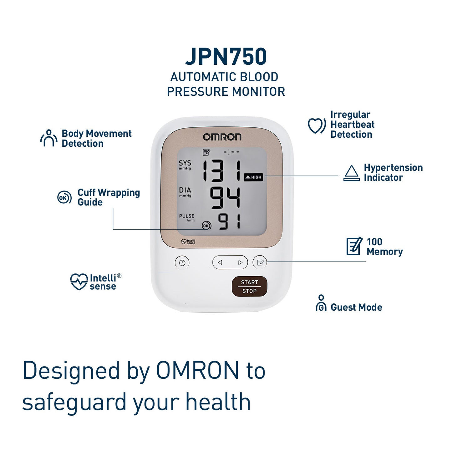 JPN750 Automatic Blood Pressure Monitor