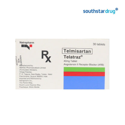 Rx: Telatraz 40mg Tablet