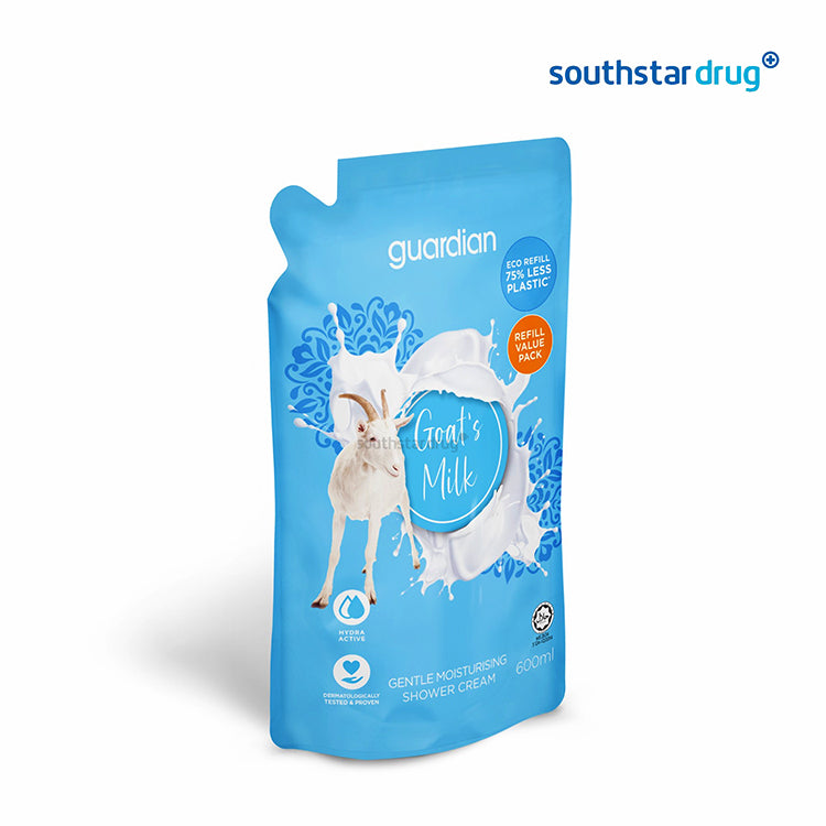 Guardian Essentials Shower Cream Goat’s Milk 600ml Refill