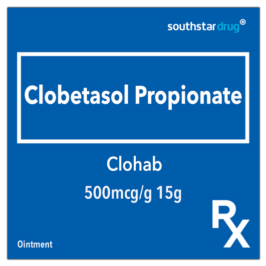 Rx: Clohab 500mcg/g 15g Ointment