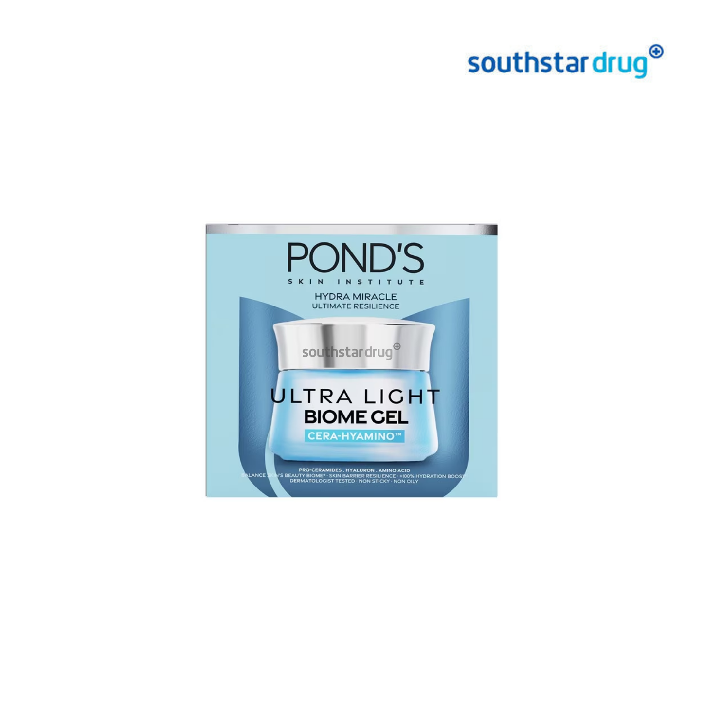 Pond’s Hydra Ultra Biome Facial Moisturizer Gel 20g Tub – Lightweight Hydrating Face Gel for Smooth, Healthy Skin