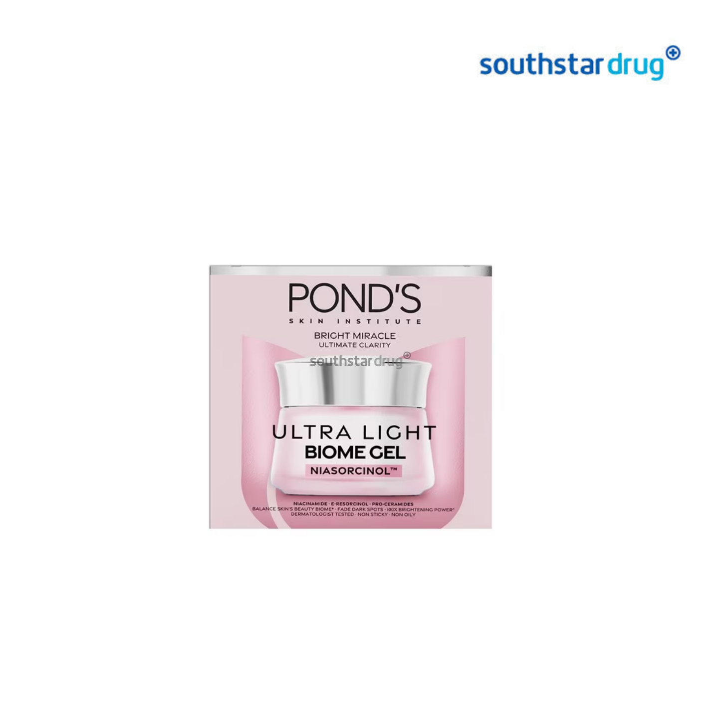 Pond’s Bright Ultra Biome Facial Moisturizer Gel 50g Tub – Lightweight Brightening & Hydrating Face Gel