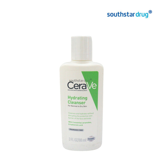 CeraVe Hydrating Facial Cleanser 88ml Bottle