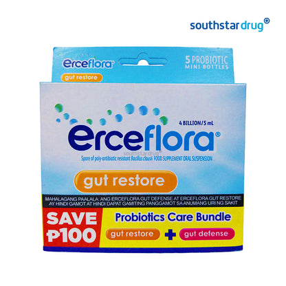 Erceflora Probiotics Care Bundle (Gut Defense + Gut Restore)