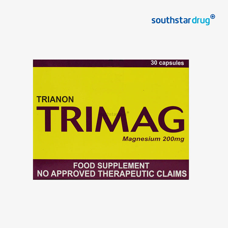 Trimag Capsules 200mg 20pcs Triple Magnesium Blend for Daily Mineral Support