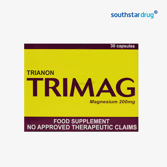Trimag Capsules 200mg 20pcs Triple Magnesium Blend for Daily Mineral Support