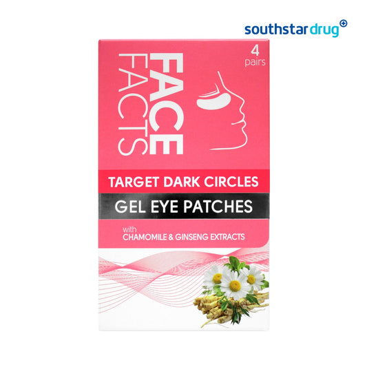 FaceFacts Chamomile & Ginseng Gel Eye Patch - 4 Pairs