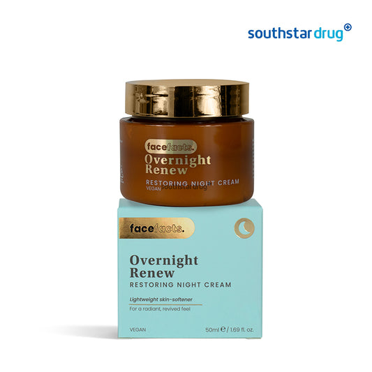 FaceFacts Overnight Renew Restoring Night Cream 50ml